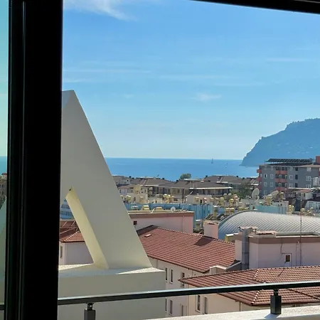 Lägenhet Sa Apartments! Sea And Mountain View 2bd Duplex Alanya